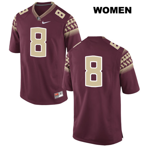 Women's NCAA Nike Florida State Seminoles #8 Nyqwan Murray College No Name Red Stitched Authentic Football Jersey DRU7269CB